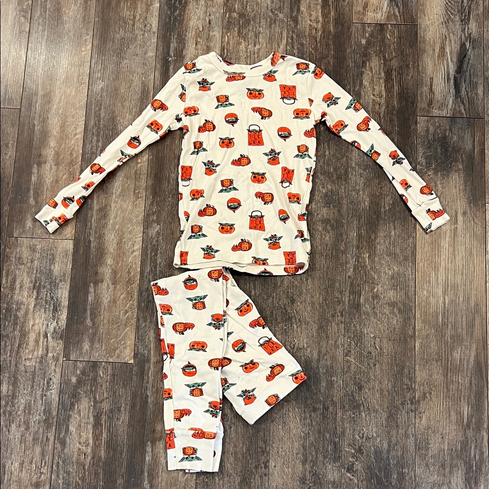 Halloween Star Wars Kids Pajama Set - Cream and Red